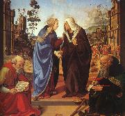 Piero di Cosimo The Visitation and Two Saints oil painting artist